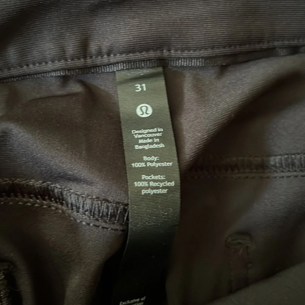 Lululemon ABC Slim-Fit Pant Waist 31” Length 28"
Warpstreme Black - Picture 5 of 6